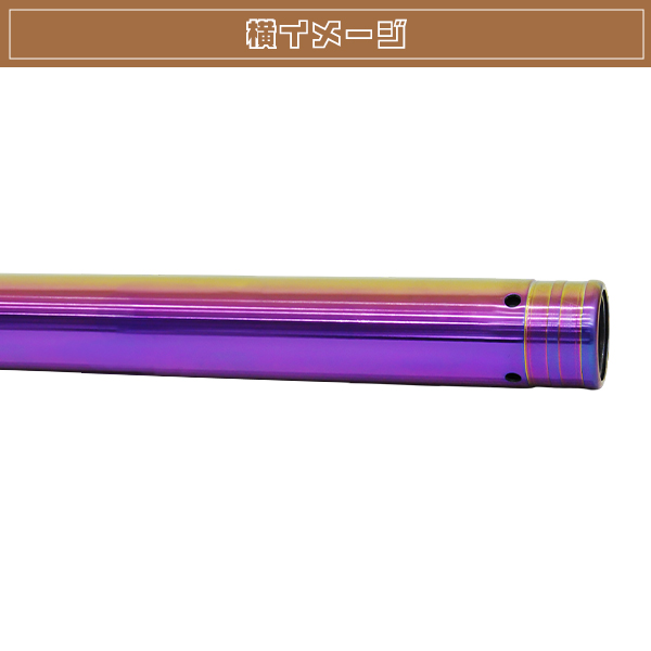 41mm VTR250 MC33 フロントフォーク インナーチューブ 焼き入れ 左右