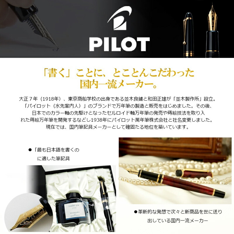 PILOT（パイロット） 名入れ 万年筆 コクーン COCOON 細字F/中字M FCO