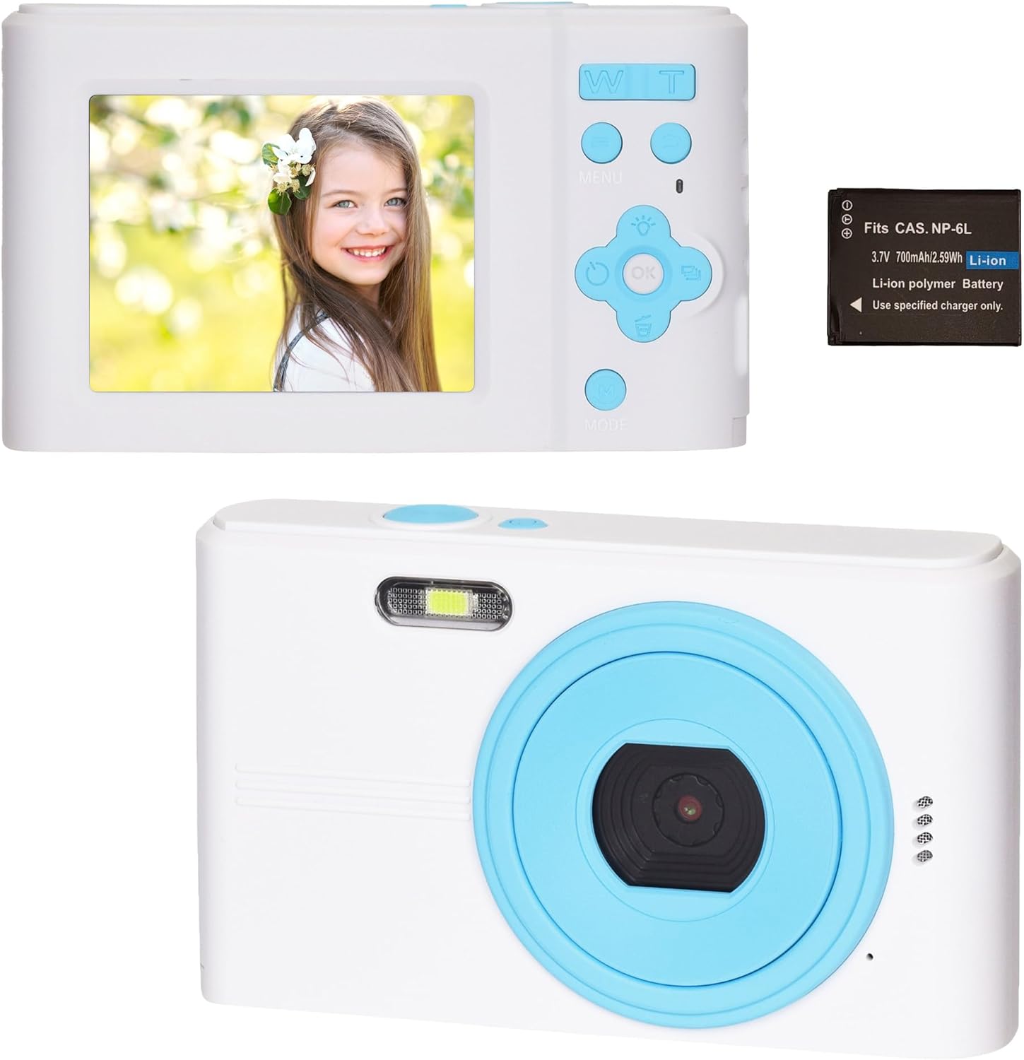 New Bridge KEIYO デジタルカメラ NT-DC001 首掛け用ストラップ付き