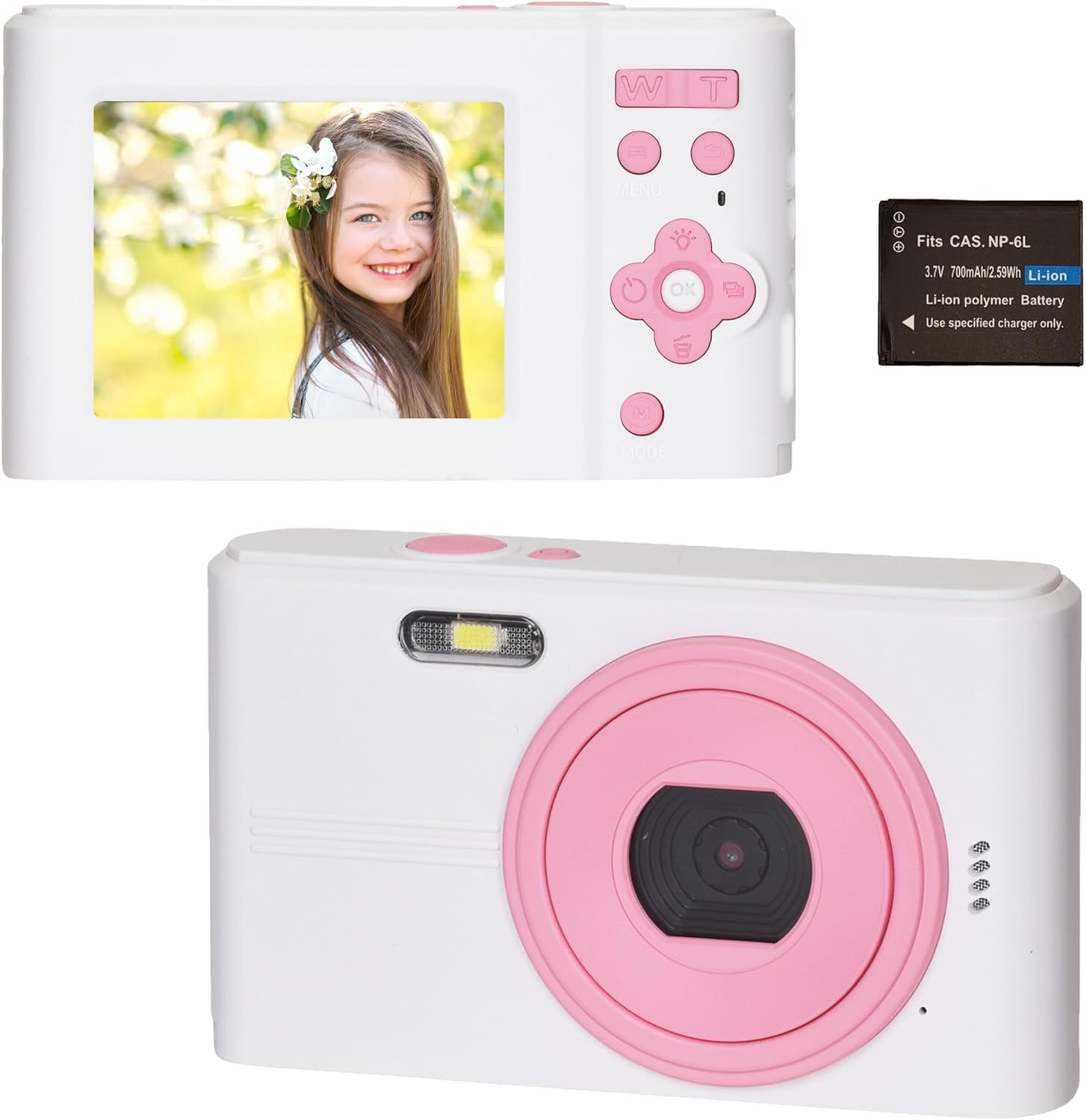 New Bridge KEIYO デジタルカメラ NT-DC001 首掛け用ストラップ付き