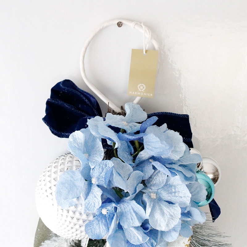 HARMONIER（ハルモニア） クリスマス 飾り ウインター ブルー スワッグ