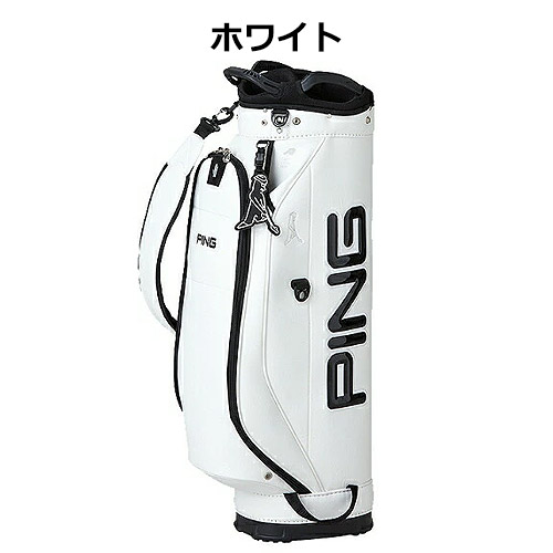 PING（ピン） キャディバッグ ワンポケット ホワイト 9.0インチ 2.8kg