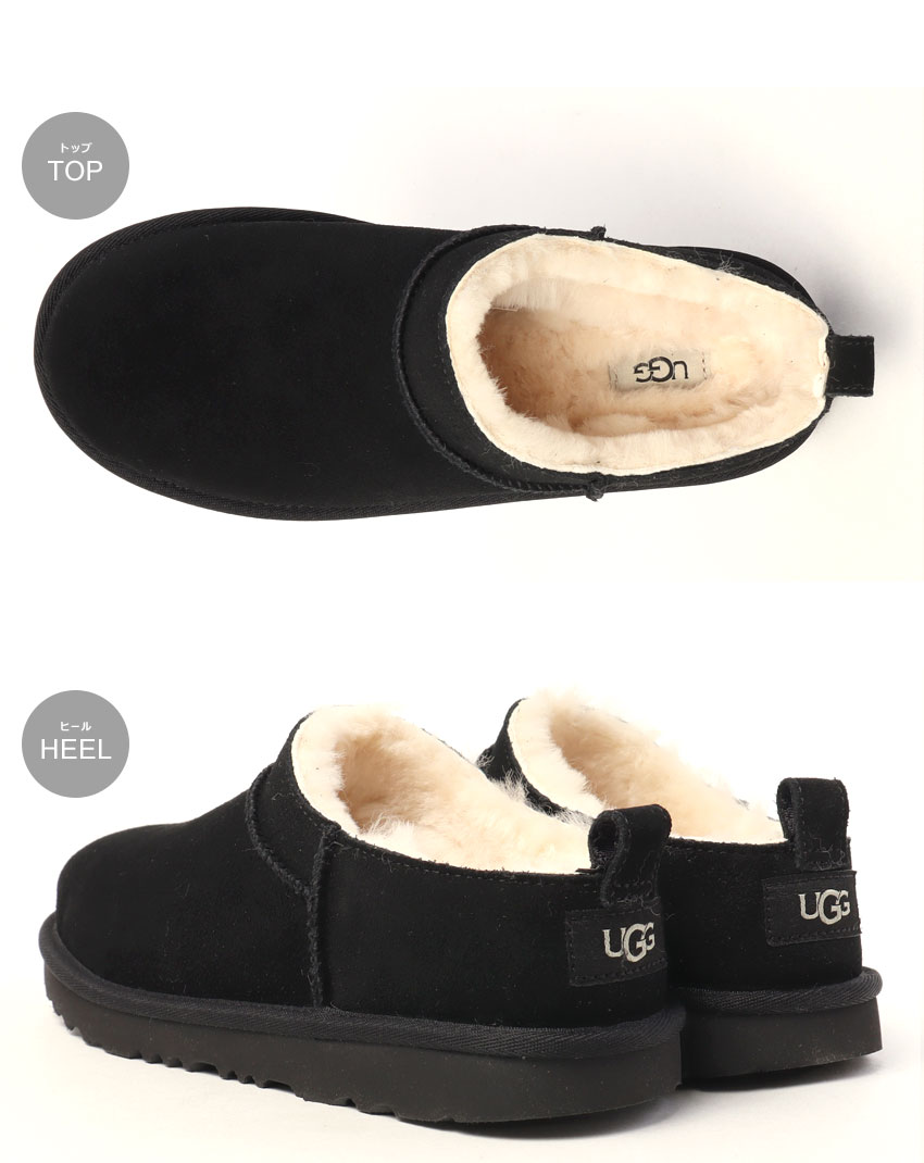 UGG（アグ） スリッポン レディース クラシック マイクロ UGG 1174410K