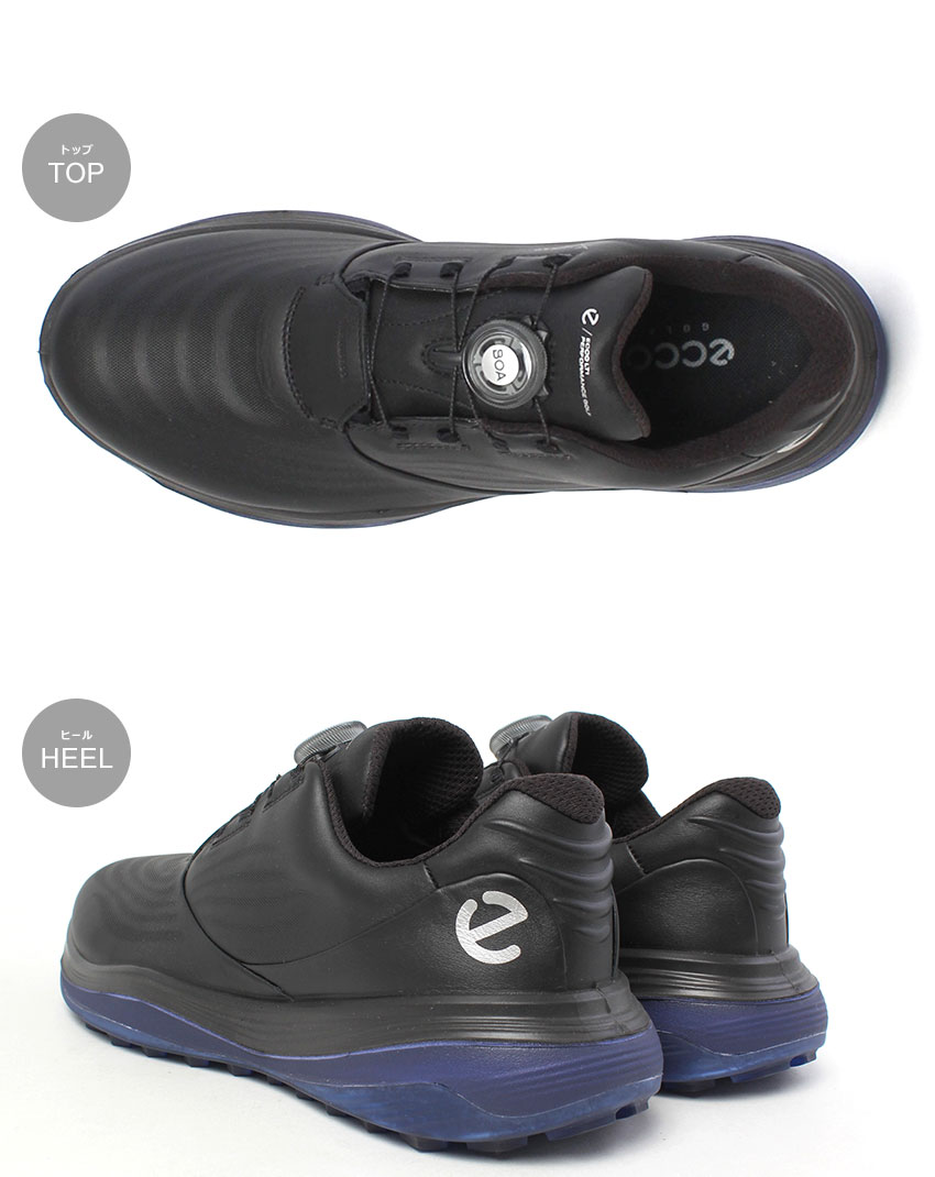 ecco（エコー） ゴルフシューズ メンズ ECCO 132274 ブラック 黒