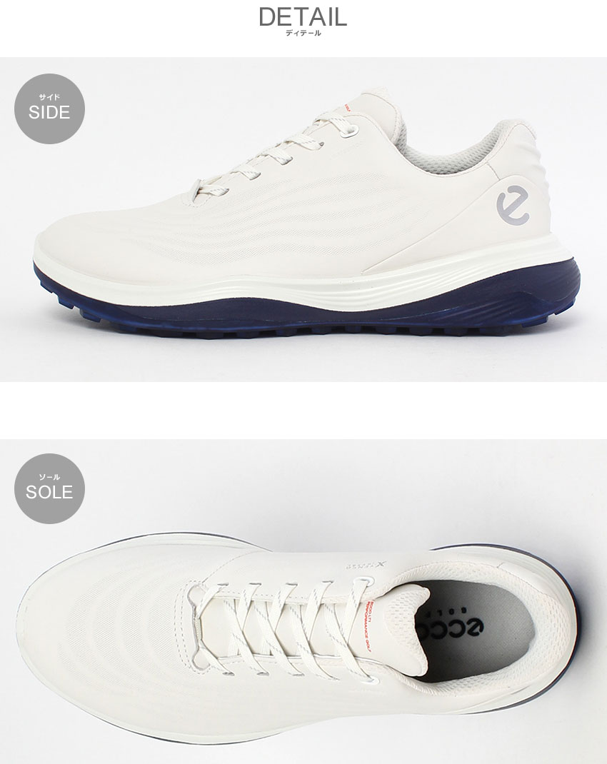 ecco（エコー） ゴルフシューズ メンズ GOLF LT1 ECCO 132264 ホワイト