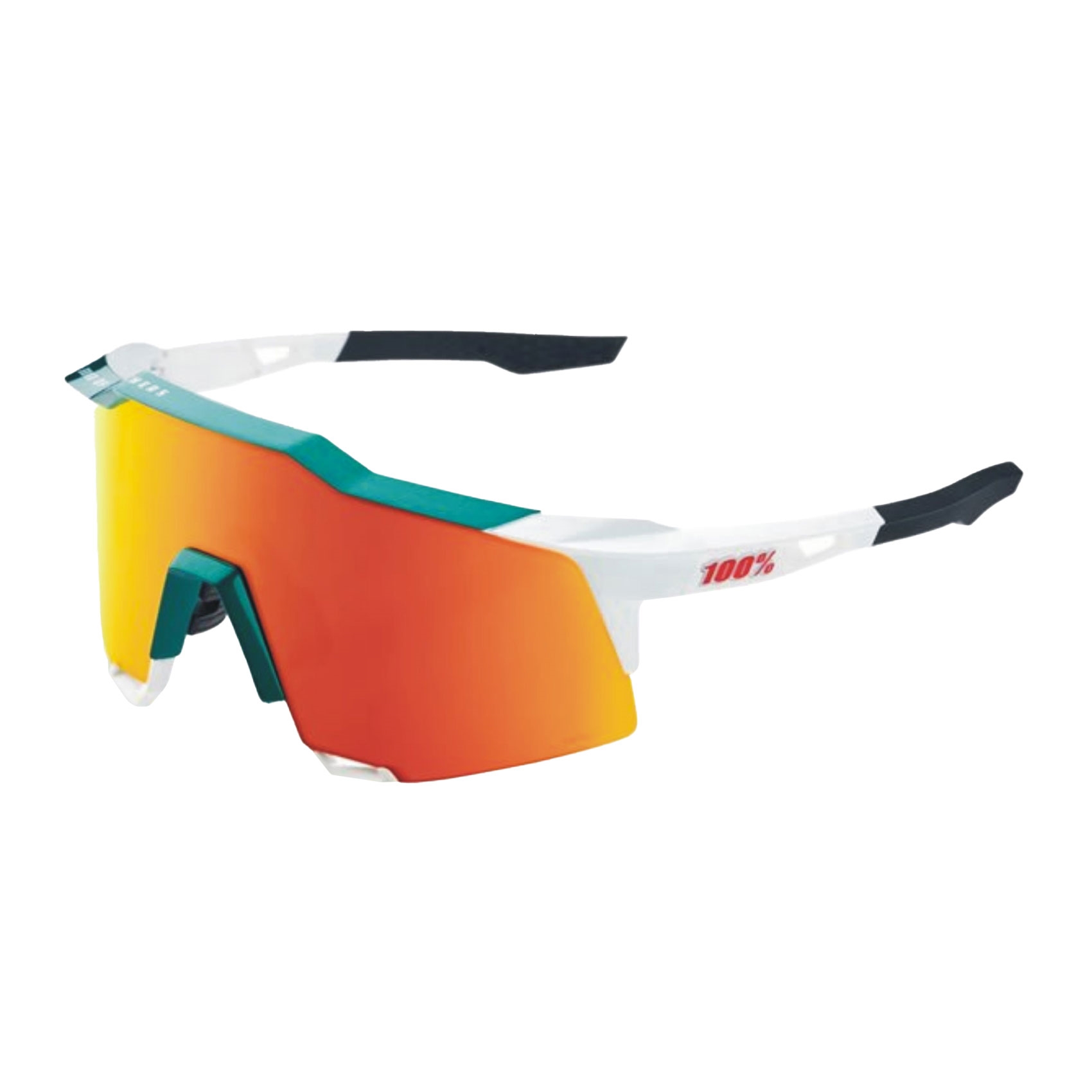 ワンハンドレッド サングラス メンズ 100％ 60007 グリーン ホワイト