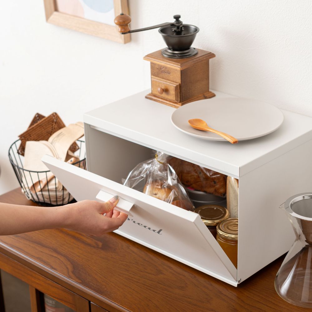 ブレッドケース パンケース おしゃれ 安い 北欧 スチール キッチン