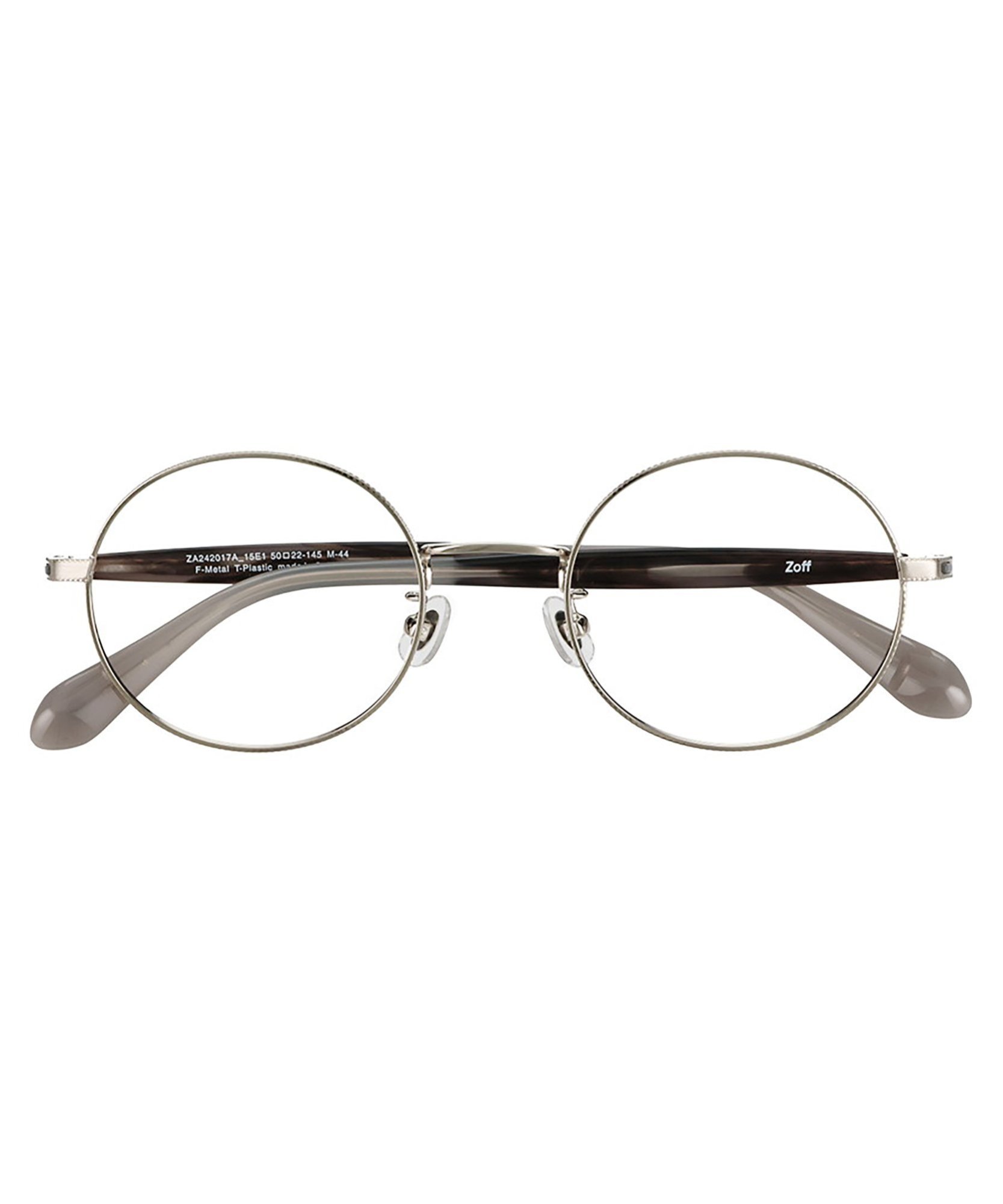 Zoff（ゾフ） ラウンド型 メガネ メタルフレーム レトロ Zoff PREPPY