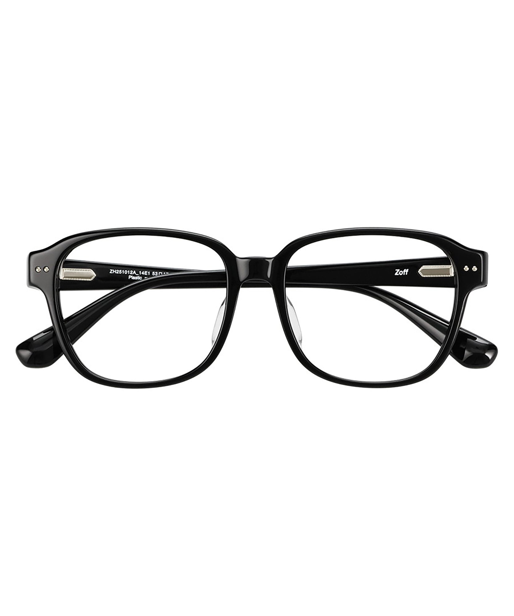 Zoff（ゾフ） メガネ｜黒縁フレーム 伊達めがね 度付き（レンズ交換券