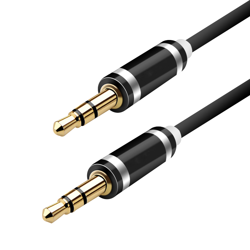 オーディオケーブル オス-オス 3.5mm 1 2 3メートル 高音質 AUX