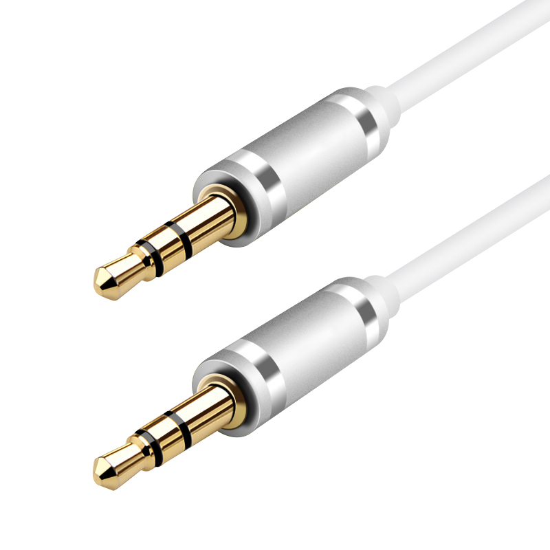 オーディオケーブル オス-オス 3.5mm 1 2 3メートル 高音質 AUX