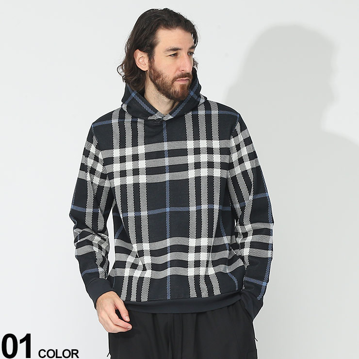 BURBERRY（バーバリー） パーカー メンズ フーディー チェック ジャ