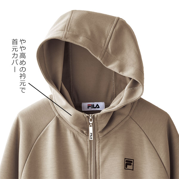FILA（フィラ） アウター感覚パーカー UV対策 花粉対策 左右脇ポケット