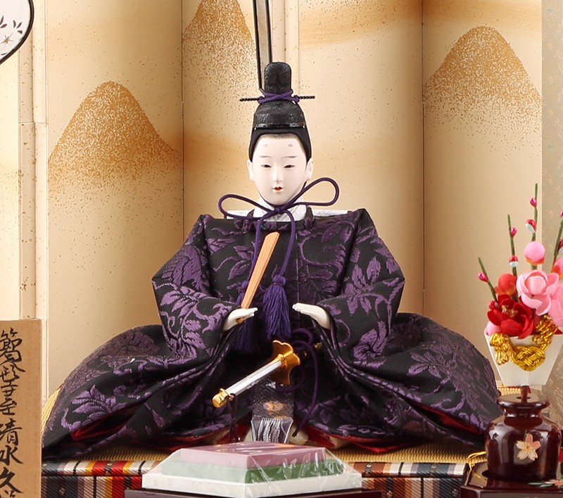 久月 雛人形 おしゃれ 名匠・逸品飾り 親王飾り 節句人形工芸士 清水久