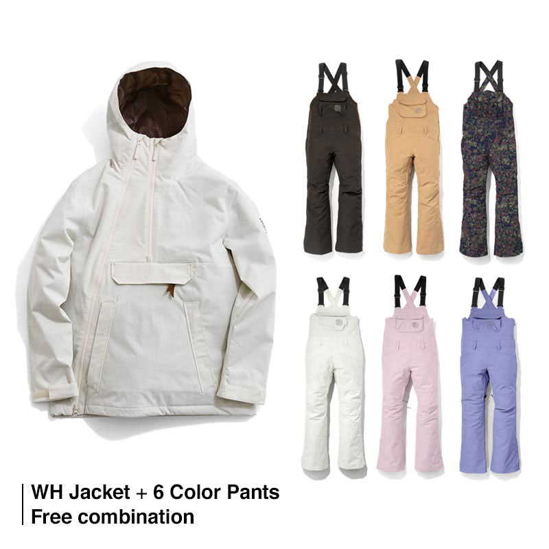 43DEGREES スノーボードウェア レディース 上下セット スキーウェア