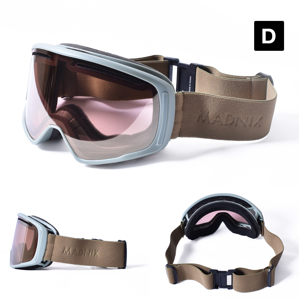 ダブルミラーレンズ スノーゴーグル レディース メンズ ユニセックス