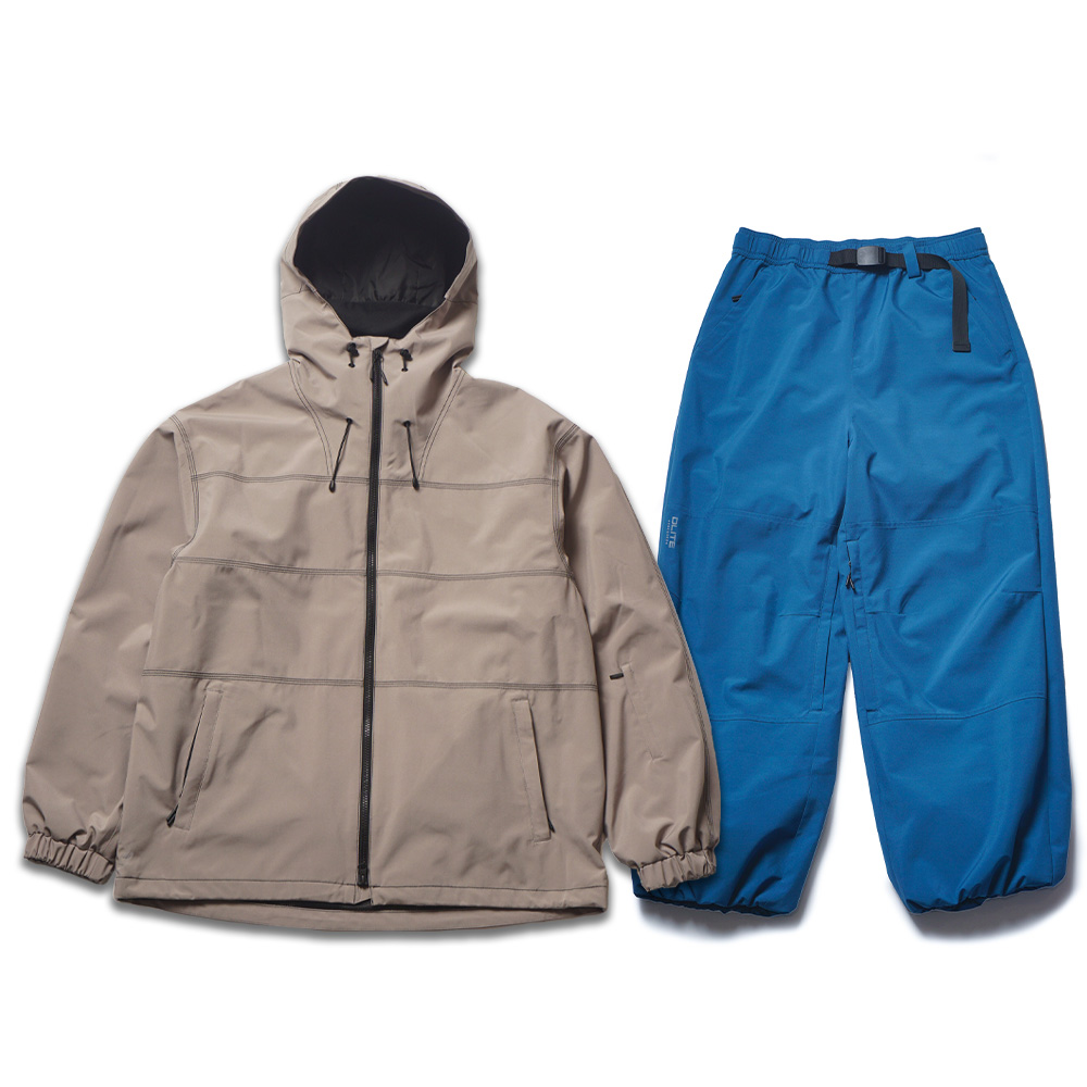 43DEGREES スノーボードウェア スキーウェア 上下セット メンズ