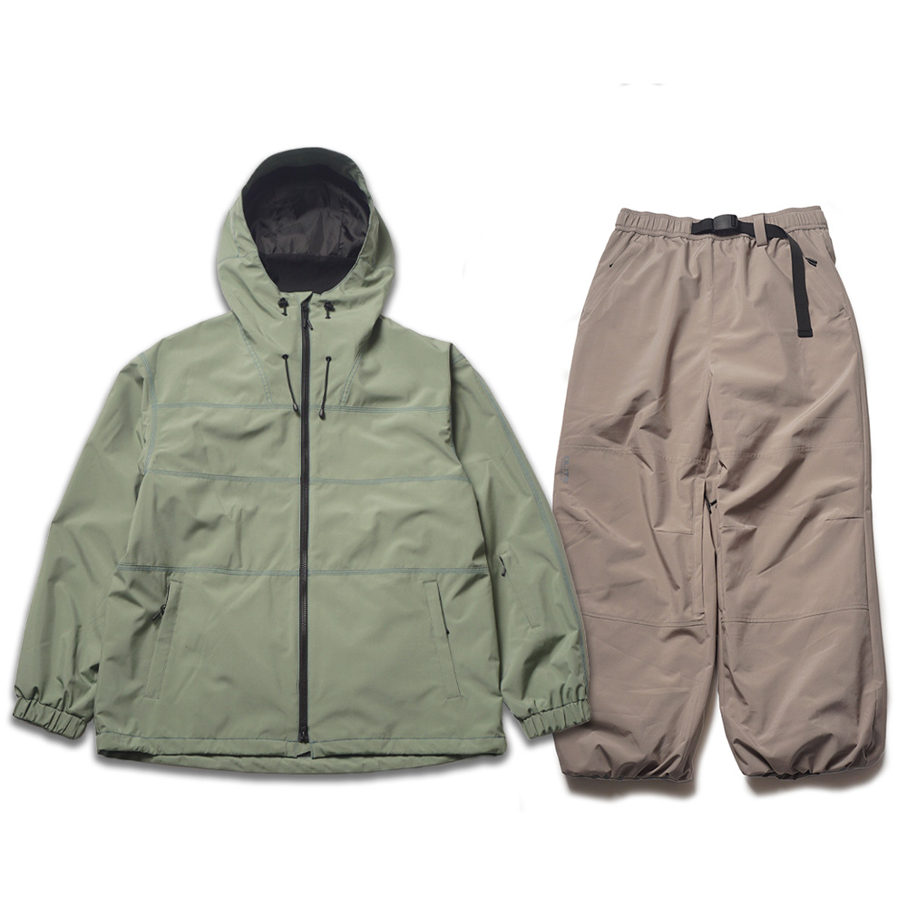 スノーボードウェア スキーウェア 上下セット A レディース トリプル