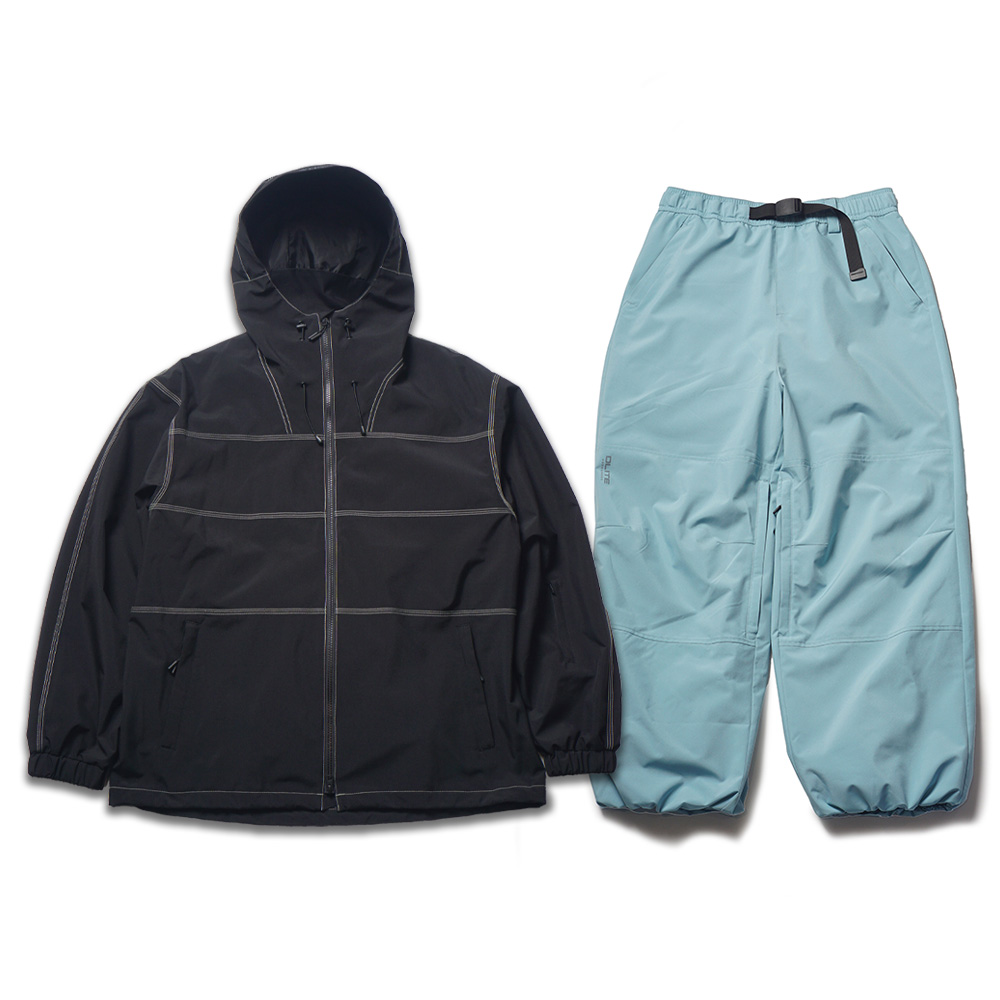 43DEGREES スノーボードウェア スキーウェア 上下セット メンズ