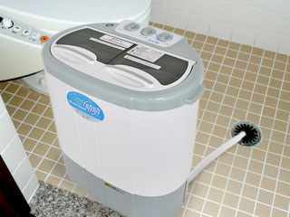 二槽式小型洗濯機 脱水機能付 eex-ast-01
