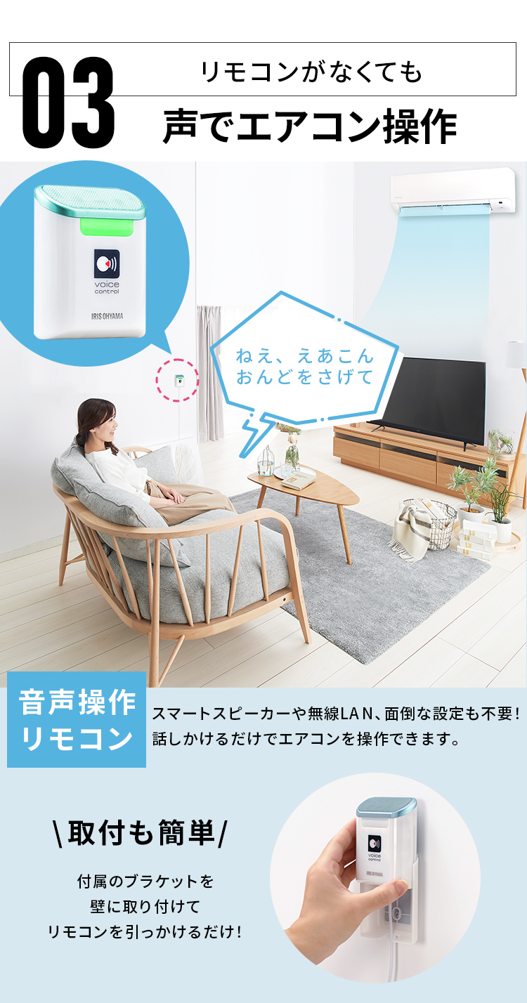 IRIS OHYAMA（アイリスオーヤマ） エアコン 10畳用 10畳 音声操作