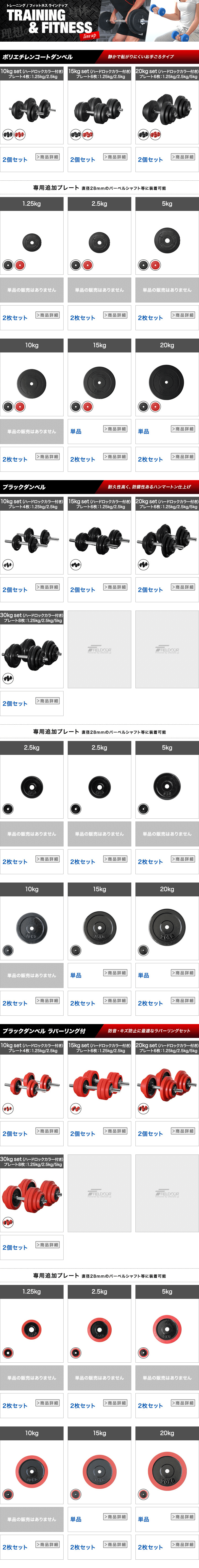 バーベル 用 プレート 20kg 2個セット ポリエチレンコート 追加
