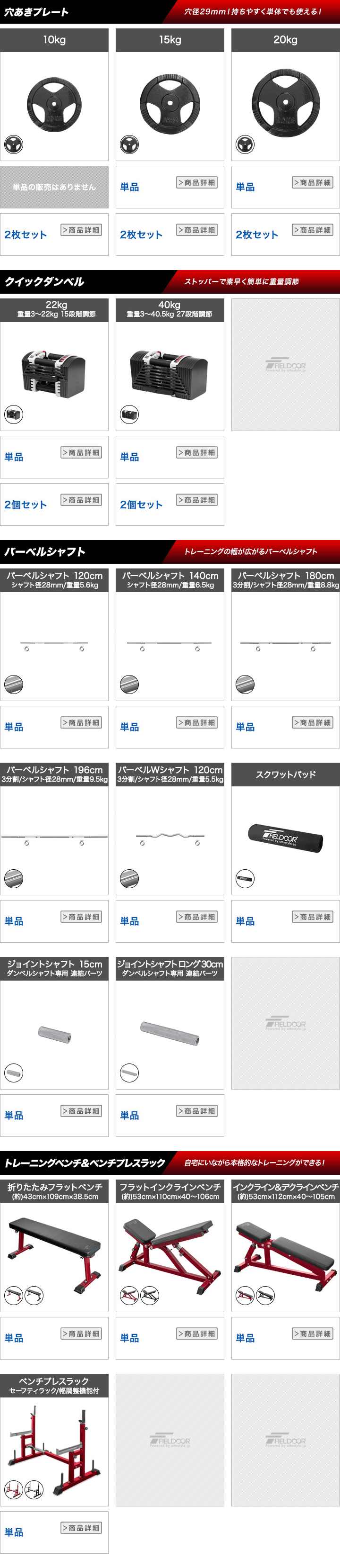 バーベル 用 プレート 20kg 2個セット ポリエチレンコート 追加