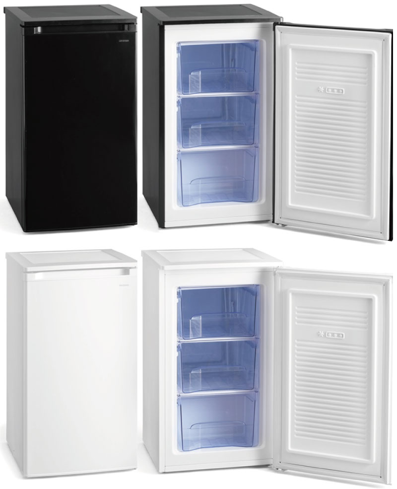 IRIS OHYAMA（アイリスオーヤマ） 冷凍庫 60L IUSD-6B-B 右開き 片開き