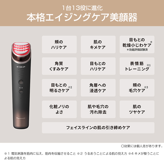 Panasonic（パナソニック） バイタリフト RF EX 美顔器 EH-SR86-T