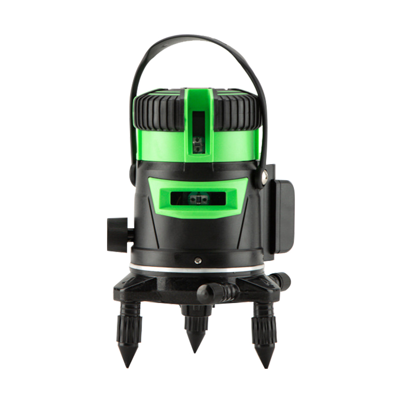 墨出し器 5ライン 水平器 レーザー グリーンレーザー バッテリー2本