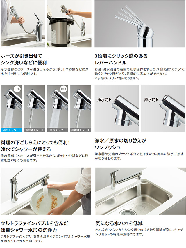 工事費込みセット 蛇口一体型浄水器 みず工房 クローレバブル キッチン