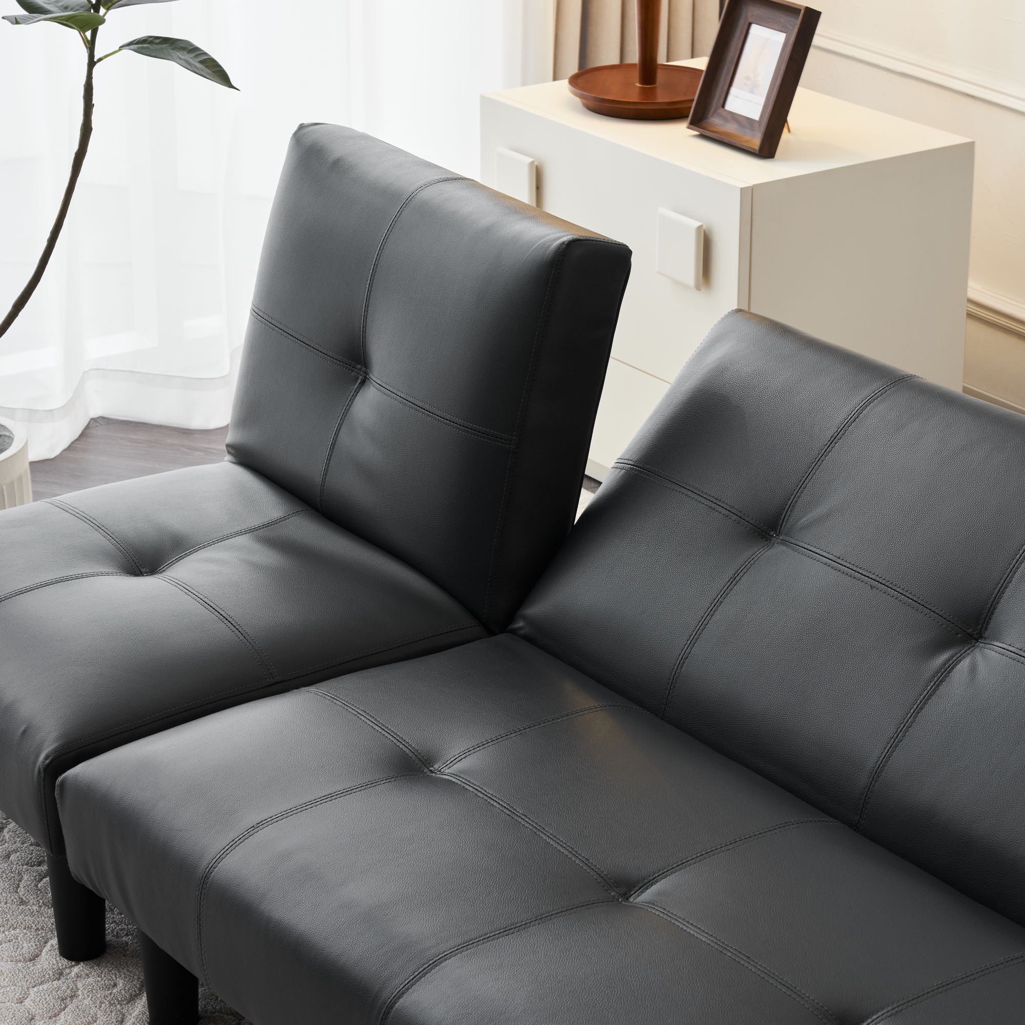 ソファベッド ソファ ベッド ロータイプ 3人掛け 背もたれ3段階