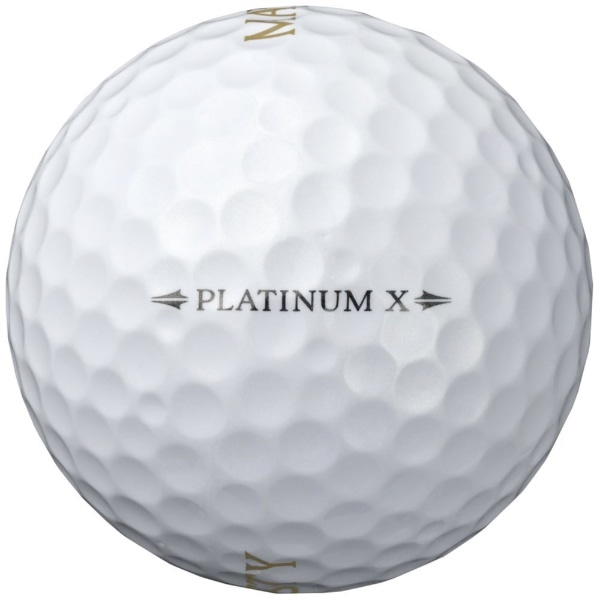 ゴルフボール MAJESTY PLATINUM X ホワイト BL3324 [3球（1スリーブ