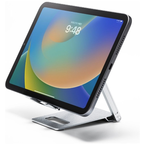タブレットPC / スマホスタンド [折りたたんだ状態 W76xD9xH114mm