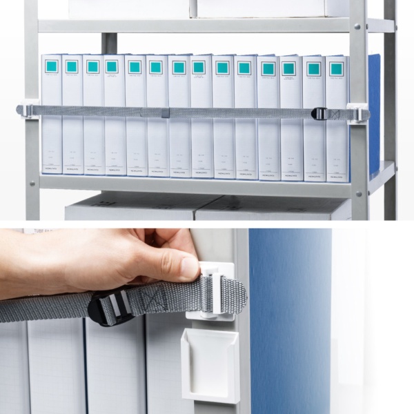 落下防止ベルト〕棚落下防止ストッパー [180cm /1本入] 両面テープ