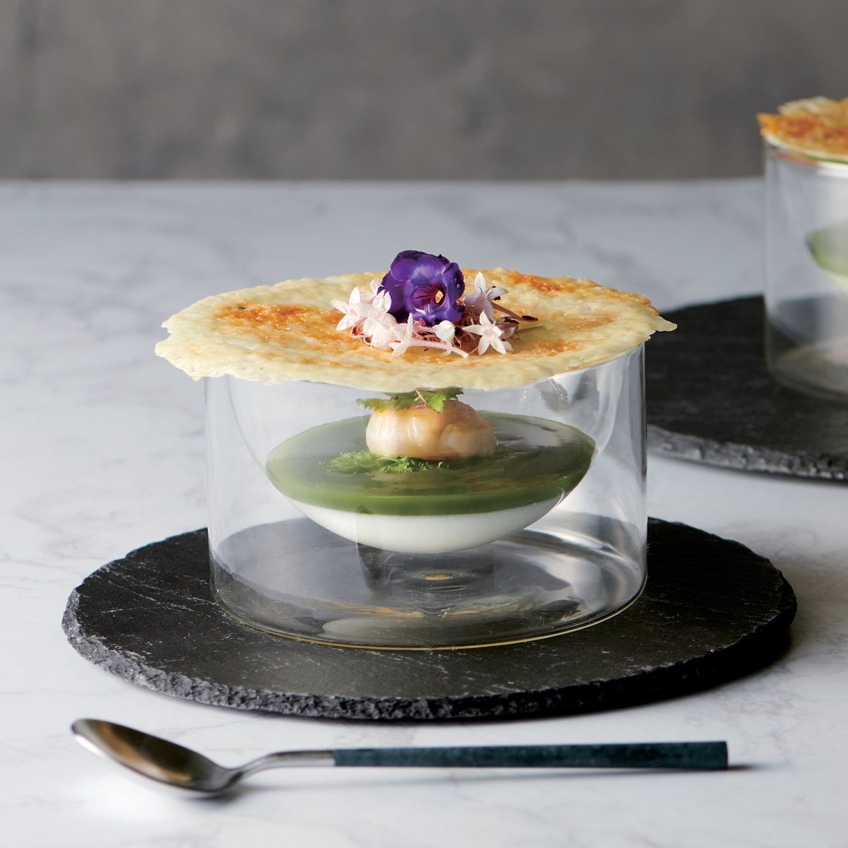 カップ 12cm ダブルウォール 耐熱ガラス （ 電子レンジ対応 デザート