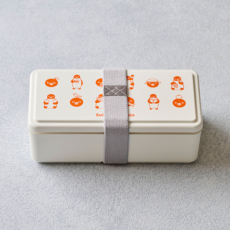 Suicaのペンギン 保冷機能付きお弁当箱（ホワイト・500ml）:TRAINIART