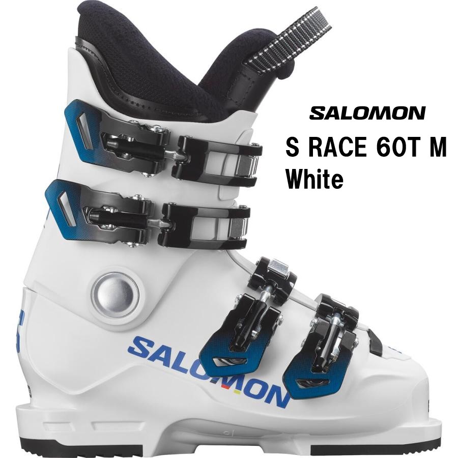 25 SALOMON サロモン S/RACE 60T M White ジュニア スキーブーツ
