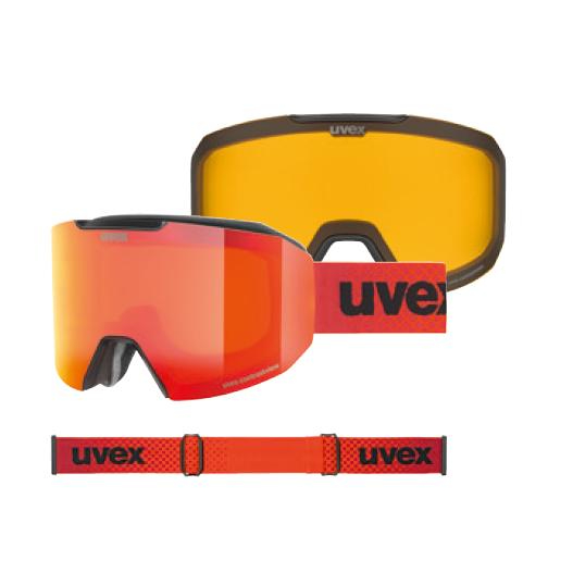 26 UVEX ウベックス evidnt ATTRACT 550670 ブラックマット/レッド