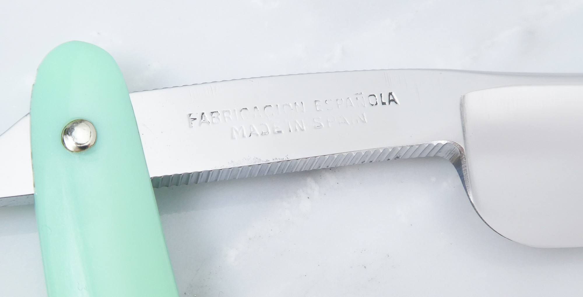 Vintage Filarmonica 13P Novodur Made In Spain Straight Razor