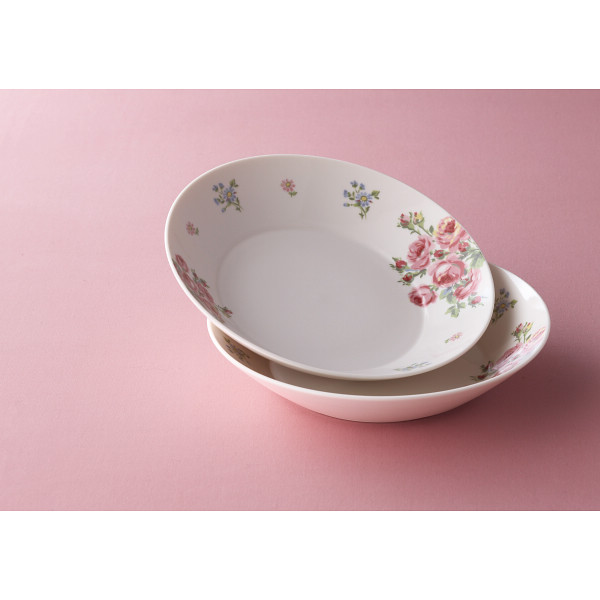 ローラ アシュレイ バンチェッド ロージズ ペアパスタセット