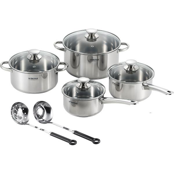 ラ・ベットラ ステンレス鍋4点セット（ツール付） | シャディギフトモール