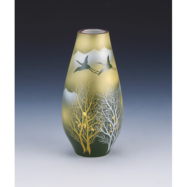 九谷焼 宗山 花瓶（箱なし） 【公式通販】