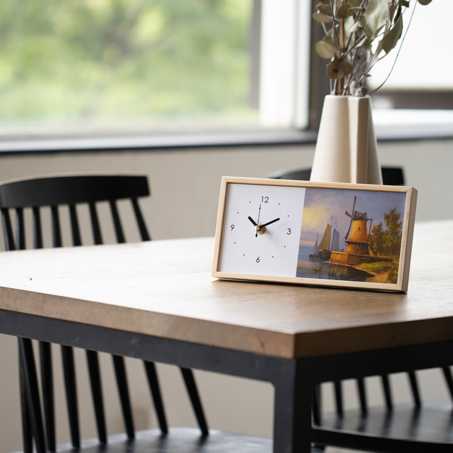 V*Y様 銀製旅行用写真立て付き時計 V*Y様 銀製旅行用写真立て付き時計