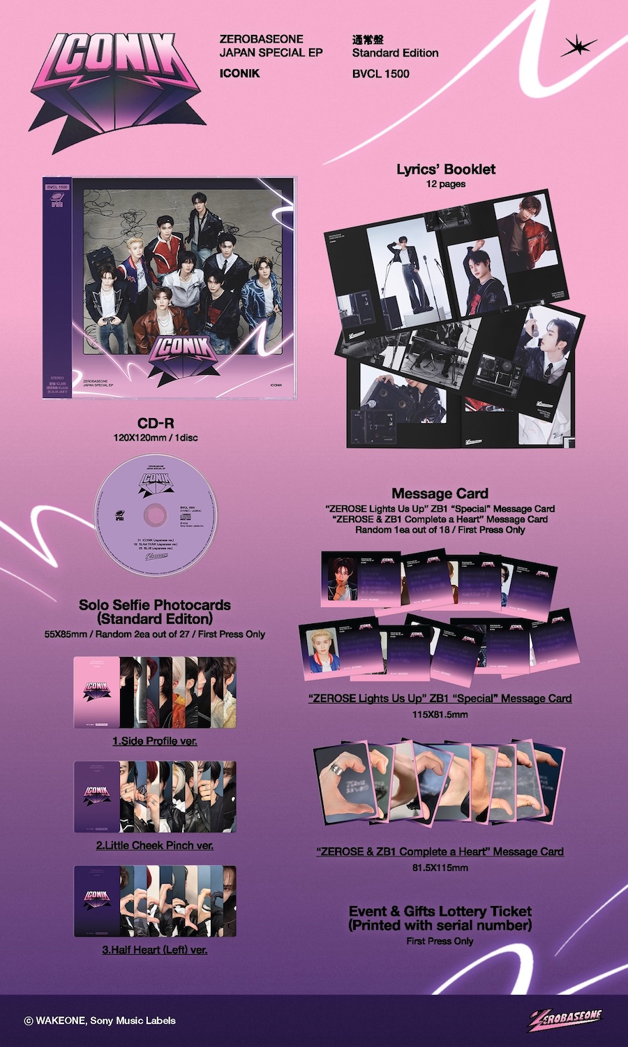 ゼベワン】個別サイン会あり！日本スペシャルEP『ICONIK』特典まとめ