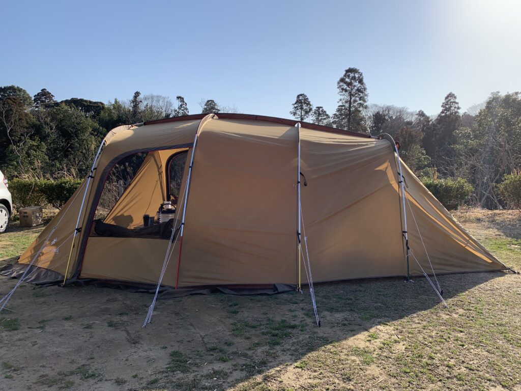 snowpeakエントリー2ルーム エルフィールドのテントレビュー】初めての