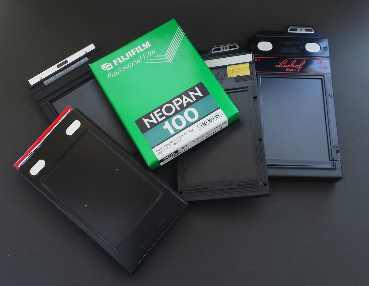 ZY 8x10 カットフィルムホルダー リンホフ 4X5判 西ドイツ製 FIDELITY