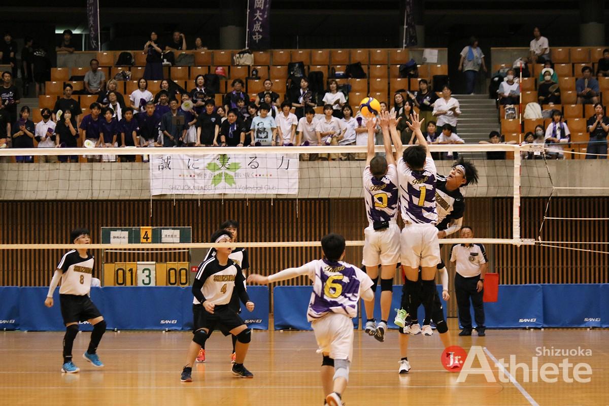 中体連2024】男子バレーボール：静岡大成 vs 清水飯田 | ジュニア