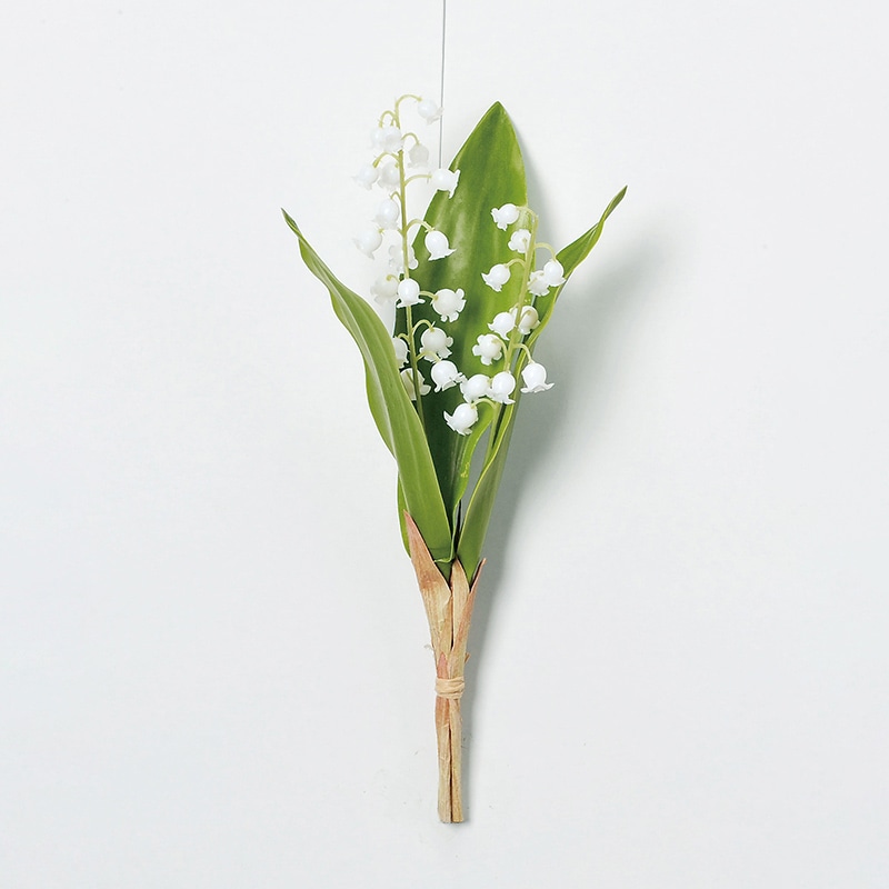 アスカ商会 造花 A-33275 スズラン×30 #001 ホワイト 1束（ご注文単位1