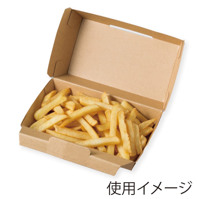 HEIKO 食品容器 ネオクラフト ランチボックス S 20枚/袋 004248008